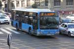 Dieser Mercedes Citaro gehrt zum stdtischen Fuhrpark der spanischen  Hauptstadt Madrid.