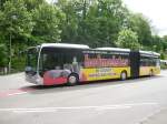 Ein MB-Citaro, im Schienenersatzverkehr, im Einsatz am Bahnhof, in Leonberg.