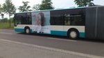 ....dann noch die linke Fahrzeugseite mit der Werbung von Arvato die händeringend Personal suchen wie viele firmen der Region   .....warum dieser Citaro die Werbung erhalten hat verstehe ich zwar