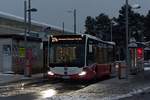 Wiener Linien Citaro 2 Euro 6 WN 8189 als Linie 27A bei der Haltestelle Kagran U, 07.02.2018  