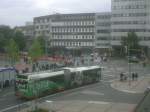 Hybridbus der Bogestra am Bochumer Hauptbahnhof Linie Ce31 bei einer veranstaltung