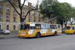 Odessa 5.9.2009
Trolleybusse sowjetischer Bauart ZIU bestimmen noch immer den stdtischen Busverkehr auf den O-Bus Linien.