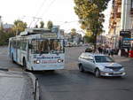 Oberleitungsbus in Irkutsk am 15.