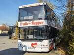 Neoplan Centroliner von Reederei Pickran aus Deutschland (ex Nieporte) in Malchow am 16.11.2022