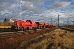 261 011 mit der Kohlebergabe am 10.01.14 in Weimar bei der Ausfahrt gen Erfurt