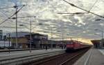 Überblick über die Bahnsteiganlagen von Wolfsburg Hbf.