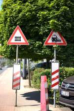 Ja mit oder ohne Schranke ?? Radebeul Wei�es Ross 06.06.2014 13:11 Uhr.