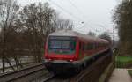 Ein RE nach Würzburg Hbf im Stadtgebiet von Schweinfurt.