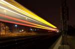 Vorbeifahrt S1 zu sp�ter Stunde.