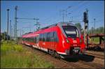 DB Regio 442 120 / 442 620 als RB22 am 24.07.2012 zum Endhalt in Berlin Sch�nefeld Flughafen um anschlie�end zur�ck nach Postdam-Griebnitzsee zu fahren