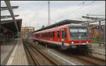 DB Regio 628 311 ist Kinderfreundlich eingerichtet. So besitzt der Steuerwagen ein speziellen Raum damit Kinder sich whrend der Reise beschftigen knnen. Am 03.10.2011 wartet der Triebzug auf Freigabe fr seine Fahrt von Rostock Hbf nach Graal-Mritz.