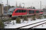 DB 642 152-3, ausgeliehen an M�rkische Regiobahn, als MR33 Beelitz Stadt in Berlin-Wannsee am 14.01.2009