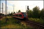 DB 646 006-2 als RB22 f�hrt in die Endhaltestelle ein (Berlin Sch�nefeld, 18.06.2009)