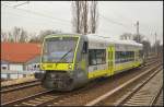 agilis VT 650 728  Bahnland Bayern  am 18.02.2013 auf dem Weg zu Stadler in die Wartung, hier H�he Berlin-Karow