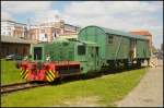 MEBF 8 in Magdeburg Neustadt, 10.05.2015    Die Lok wurde urspr�nglich 1955 bei LKM gebaut und das VEB Binnenh�fen Mittelelbe in Magdeburg ausgeliefert.