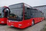 Friedrich Müller Omnibusunternehmen (FMO) aus Schwäbisch Hall | SHA-F 5806 | MAN Lion`s City | 31.01.2021 in Marbach am Neckar