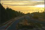 Die neue Streckenf�hrung der S-Bahn von Flughafen Sch�nefeld zum neuen Flughafen Berlin-Brandenburg International nimmt Gestalt an (gesehen Berlin Flughafen Sch�nefeld 03.10.2010)