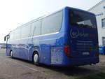 Setra 415 GT-HD von Lochner-Reisen aus Deutschland im Stadthafen Sassnitz.