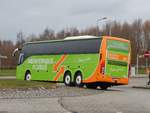 Volvo 9700 von Flixbus/Höner Touristik aus Deutschland in Rostock.