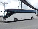 Setra 516 HD von Seemann-Reisen aus Deutschland (ex URB) im Stadthafen Sassnitz.