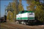 Für Führerstandsmitfahrten stand die frisch Hauptuntersuchte V100 003 / 201 003 des Förderverein Berlin-Anhaltische Eisenbahn e.V. zur Verfügung (gesehen Bw-Fest Lutherstadt Wittenberg 10.10.2010)
