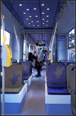 Inneneinrichtung der Bombardier Flexity Classic f�r MPK Krakow in Polen auf der InnoTrans 2012 in Berlin