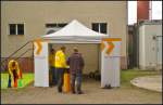 City-Tunnel Leipzig mit einem Infostand auf den Bahnaktionstagen des F�rderverein Berlin-Anhaltische Eisenbahn e.V.