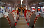InnoTrans 2016 in Berlin: Inneneinrichtung des Siemens Desiro City f�r die South West Trains (SWT), die ab 2017 im Gro�raum London eingesetzt werden sollen.