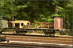 Der Flachwagen MKB 22 kam 1988 von der Siemens-G�terbahn zur AG M�rkischen Kleinbahn e.V.