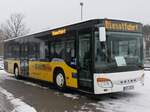 Setra 415 NF von Becker-Strelitz Reisen aus Deutschland in Neustrelitz.