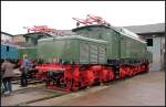 254 106-8, das deutsche Krokodil, ist ebenfalls auf dem Eisenbahnfest zu sehen (Leihgabe von Andr� Pietz; Eisenbahnfest des TEV zum Weimarer Zwiebelmarkt, Weimar 10.10.2009)