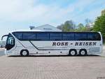 Neoplan Tourliner von Rose-Reisen aus Deutschland im Stadthafen Sassnitz.