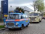 Barkas und IFA H6B der Dresdner Verkehrsbetriebe in Dresden.