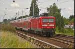 DB Regio 112 123 mit dem RE3 W�nsdorf-Waldstadt am 13.07.2013 in Berlin-Karow