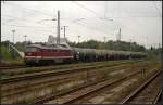 LEG 132 004 / 232 204 mit kurzem Kesselzug am 09.09.2011 in Magdeburg Hbf.