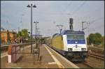 Metronom 146 541-8 mit dem ME 82835 nach G�ttingen am 05.09.2014 bei der Ausfahrt aus dem Bahnhof Uelzen. Gru� an den Tf!
