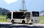 Citybus Wrgl, Midibus auf der Linie 4 Hauptbahnhof - Einden, fotografiert an der Wendestelle Einden am 27.06.2011