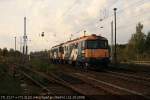 CTL 2117 (ST43-R002) und CTL 2123 (ST43-R010) ohne Zug Richtung Kostrzyn unterwegs (Berlin Hirschgarten, 21.10.2008)