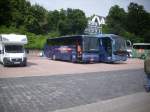 Van Hool T911 von OSM aus Deutschland im Stadthafen Sassnitz.