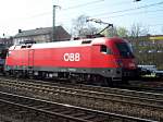 ÖBB 1116 144-5 mit einem Güterzug in Bebra (12.04.2007).