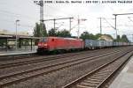 DB Railion 189 007-8 mit einem Containerzug in Potsdam-Golm am 07.07.2008 (Class 189-VB)