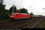 189 154-2 (ohne Logo oder Beschriftung) mit Containerzug (Berlin Hirschgarten, 05.09.2008)