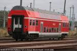 DBuza 747.4 ist ein Doppelstockwagen der als Mittelwagen in DB Regio-Zgen zum Einsatz kommt (NVR-Nummer D-DB 50 80 25-33 045-9 DBuza 747.4, Wustermark 16.09.2008).