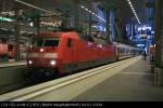 DB Fernverkehr 120 152-4 mit IC 2353 im Tiefgescho (Berlin Hauptbahnhof, 04.01.2009).