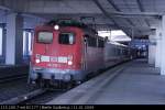 DB Fernverkehr 115 205-7 mit EC 177 in Berlin Südkreuz, 11.01.2009    Update: ++ 27.06.2017 bei Fa.