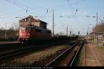 DB Schenker 151 119-5 mit Stahltransport (Priort/Wustermark, 01.04.2009)