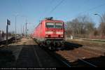 DB Regio 143 812-6 mit der RB21 nach Griebnitzsee in Priort, 01.04.2009