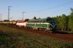 My1131 und My1142 mit Fans-Wagen (Berlin Wuhlheide, 24.04.2009).