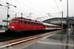 DB 110 324-1 mit DZ 2694 aus München (DB Regio AG Oberbayern, gesehen Berlin Hauptbahnhof 16.05.2009 - Update: In Dortmund Bbf 08.09.2010 z, verschrottet Bender 12.01.2011)