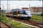 NEB VT 736 / 643 412 fährt zur verdienten Ruhepause (Berlin Lichtenberg, 19.06.2009).